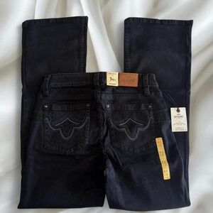NWT Y2K Shyanne black bootcut flare jeans grunge country boho
